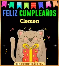 GIF Feliz Cumpleaños Clemen